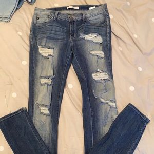 Distressed KanCan Skinny Jeans